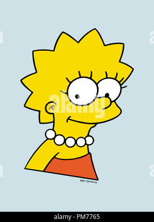 Film still / Pubblicità ancora da 'The Simpsons' Lisa Simpson circa 1999 - 2000 File riferimento # 30973788THA per solo uso editoriale - Tutti i diritti riservati Foto Stock