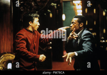 Film still da 'Rush Hour' Jackie Chan e Chris Tucker © 1998 New Line Cinema Riferimento File # 30996273THA per solo uso editoriale - Tutti i diritti riservati Foto Stock