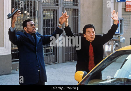 Film still da 'Rush Hour' Chris Tucker, Jackie Chan © 1998 New Line Cinema Riferimento File # 30996278THA per solo uso editoriale - Tutti i diritti riservati Foto Stock