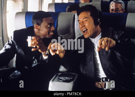 Film still da 'Rush Hour' Chris Tucker, Jackie Chan © 1998 New Line Cinema Riferimento File # 30996279THA per solo uso editoriale - Tutti i diritti riservati Foto Stock