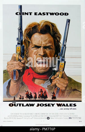 'L'Outlaw Josey Wales' 1976 Warner poster di riferimento file # 31386 573THA Foto Stock