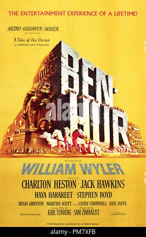 " Ben Hur " 1959 MGM Poster di riferimento file # 31537 710 Foto Stock