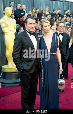 Jean Dujardin, Oscar-nominee per prestazioni da un attore in un ruolo principale, arriva per la 84ma annuale di Academy Awards di Hollywood, CA, 26 febbraio 2012. Foto Stock