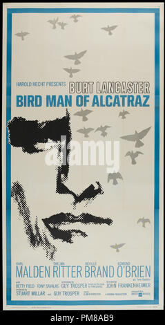 Studio Pubblicità: "Birdman of Alcatraz" 1962 UA Poster Burt Lancaster Riferimento File # 31780 634 Foto Stock