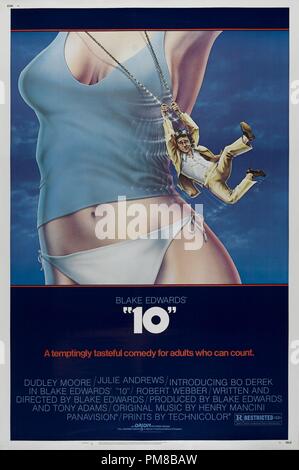 Studio Pubblicità: '10' 1979 Warner Poster Dudley Moore, Julie Andrews, Bo Derek Riferimento File # 31790 983THA Foto Stock