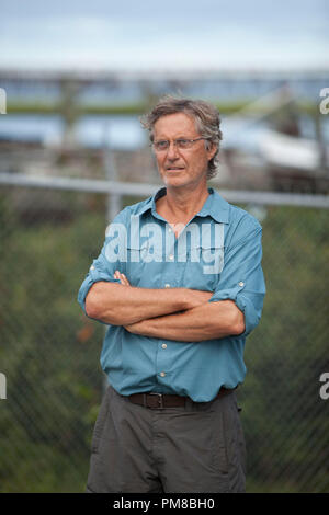 Direttore Lasse Hallstrom sul set di Relativity Media di 'Safe Haven.' © 2012 rifugio sicuro Productions. Tutti i diritti riservati. Photo credit: James Ponti Foto Stock