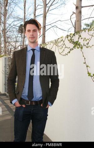 Matthew Goode 'Stoker' Portrait Session, Gennaio 26, 2013. La riproduzione da parte di American tabloid è assolutamente vietato. Riferimento al file # 31822 069CCR per solo uso editoriale - Tutti i diritti riservati Foto Stock