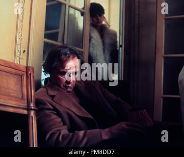 Studio rilasciato pubblicità Film still da 'Ultimo Tango a Parigi " Maria Schneider, Marlon Brando 1972 MGM Riferimento File # 31955 495THA Foto Stock