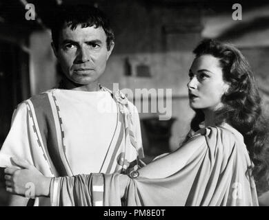 Deborah Kerr e James Mason "Giulio Cesare" 1953 MGM Riferimento File # 31202 203THA Foto Stock