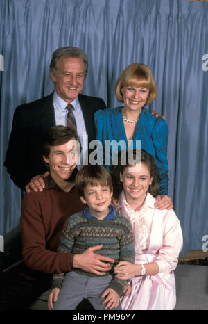 Studio Pubblicità ancora da 'Mr. Belvedere Brice Beckham, Rob Pietra, Bob Uecker, Ilene Graff, Tracy Wells 1985 Foto Stock
