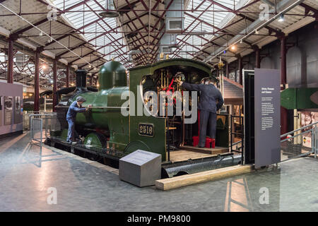 Vapore, Great Western Railway Museum, Swindon, Regno Unito Foto Stock