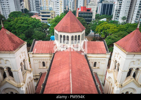 Sao Paulo, Brasile, maggio 26, 2018: Roof top di apparve la Madonna Chiesa di Sao Paulo City Foto Stock