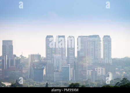 Sao Paulo, Brasile, maggio 26, 2018: costruzione vista della città più grande in America Latina Foto Stock