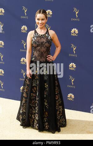 Presso gli arrivi per il settantesimo Primetime Emmy Awards 2018 - arrivi, Microsoft Theatre, Los Angeles, CA, 17 settembre, 2018. Foto di: Elizabeth Goodenough/Everett Collection Foto Stock