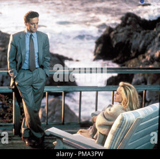 'Basic Instinct' 1992 TriStar Michael Douglas e Sharon Stone Foto Stock