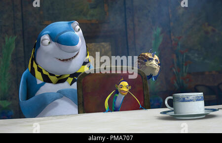 Lenny, Oscar e Sykes 'Shark favola' (2004) Dreamworks Foto Stock