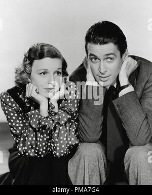 James Stewart, Margaret Sullavan, "Shop dietro l'angolo", 1940 MGM Riferimento File # 32263 394THA Foto Stock