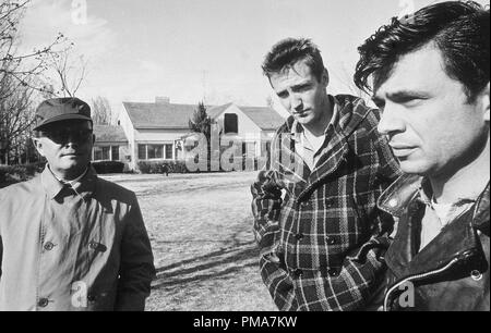 Truman Capote, Scott Wilson, Robert Blake, "a sangue freddo", 1967 Columbia Pictures Riferimento File # 32263 614THA Foto Stock