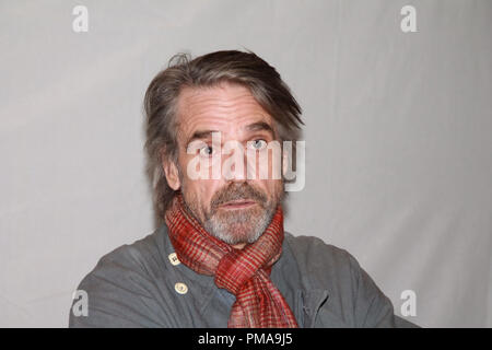 Jeremy Irons 'Borgias' Portrait Session, 4 maggio 2013. La riproduzione da parte di American tabloid è assolutamente vietato. Riferimento al file # 31963 003CCR per solo uso editoriale - Tutti i diritti riservati Foto Stock