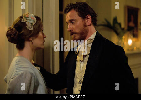 Sarah Paulson come 'Mistress Epps' e Michael Fassbender come 'Edwin Epps' in 12 anni uno slave. Foto Stock