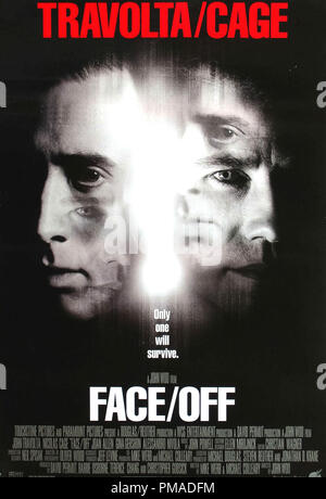 "Faccia/Off' - US Poster 1997 Touchstone Pictures John Travolta, Nicolas Cage Riferimento File # 32509 140THA Foto Stock