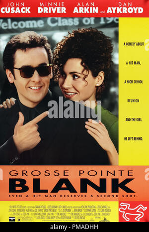 "Grosse Pointe Blank' - US Poster 1997 Buena Vista film John Cusack, Minnie File di driver di riferimento # 32509 184THA Foto Stock