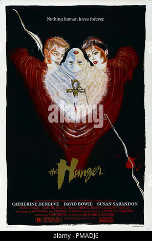 'Fame' - noi Poster 1983 MGM Catherine Deneuve, David Bowie, Susan Sarandon Riferimento File # 32509 199THA Foto Stock