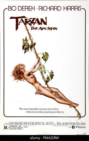 "Tarzan, l'Ape Man' - noi Poster 1981 MGM Riferimento File # 32509 350 THA Foto Stock