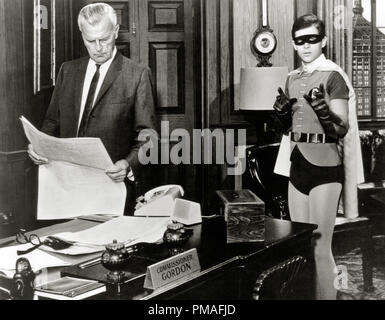 Neil Hamilton, Burt Ward, "Batman", 1966 Riferimento File # 32633 649THA Foto Stock