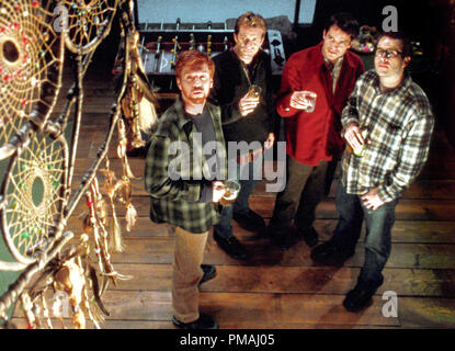 (L-r): DAMIAN LEWIS, Thomas Jane, Timothy Olyphant e Jason Lee in Castle Rock Entertainment e Village Roadshow Pictures thriller soprannaturale 'Dreamcatcher", distribuito da Warner Bros Le foto. 2003 Foto Stock