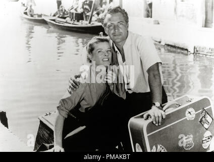 Katharine Hepburn, Rossano Brazzi, 'estate' (1955) United Artists Riferimento File # 33300 394THA Foto Stock