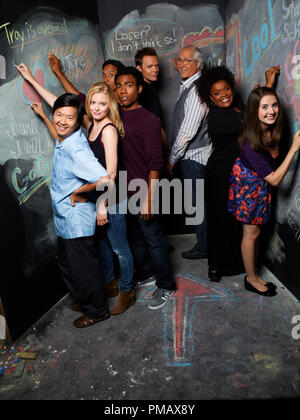 " Comunità " Stagione 1 (2009 - 2010) Yvette Nicole Brown, Danny Pudi, Gillian Jacobs, Donald Glover, Chevy Chase, Alison Brie, Ken Jeong Foto Stock