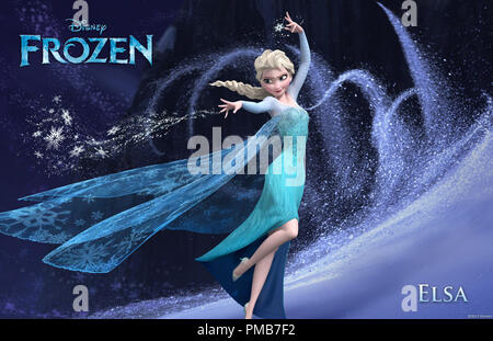 "Congelato" (nella foto) ELSA. ©2013 Disney. Tutti i diritti riservati. Foto Stock