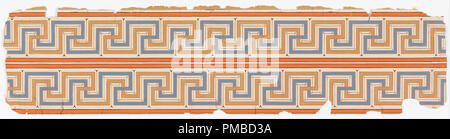 Frontiere. Data/Periodo: 1840-80. Frontiere. Blocco-stampato su fatti a macchina della carta. Altezza: 1.000 mm (39,37 in); larghezza: 295 mm (11,61 in). Autore: Sconosciuto. Foto Stock