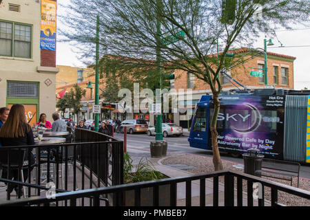 Centro cittadino di Tucson, Arizona. Foto Stock