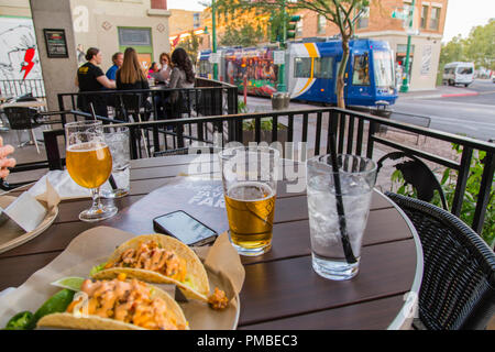 Centro cittadino di Tucson, Arizona. Foto Stock