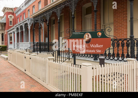 Maggie L Walker National Historic Site Richmond VA Foto Stock