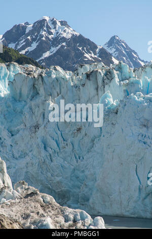 Meares Glacier, Prince William Sound, Chugach National Forest, Alaska. Foto Stock