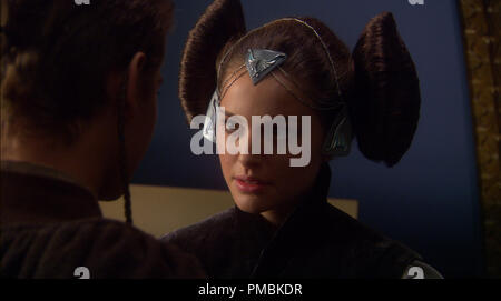 Hayden Christensen, Natalie Portman, "Star Wars Episodio II: l'attacco dei cloni" (2002) Foto Stock