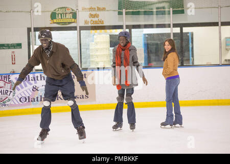 Abital-NYAKUOTH WIEL, Carrie Davis-Reese Witherspoon, Geremia-GER DUANY in 'la buona menzogna" (2014) Foto Stock