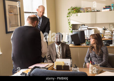 Carrie Davis-Reese Witherspoon, Jack Forrester-COREY STOLL, Mamere Deng-ARNOLD OCENG in 'la buona menzogna" (2014) Foto Stock