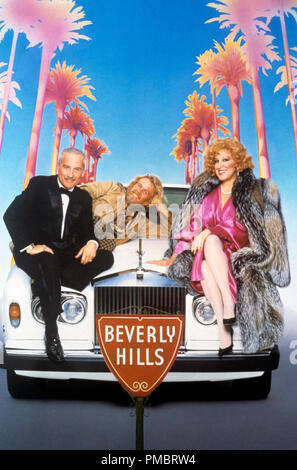 Studio Pubblicità ancora da 'Dproprio e in Beverly Hills' Richard Dreyfuss, Nick Nolte e Bette Midler © 1986 Touchstone Film Tutti i diritti riservati Riferimento File # 32914 74THA per solo uso editoriale Foto Stock