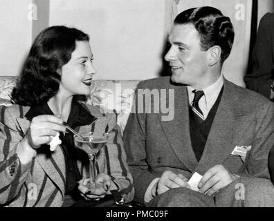 Vivien Leigh e Laurence Olivier,circa 1939 Riferimento File # 33480 929THA Foto Stock