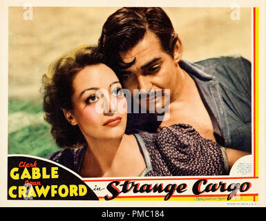 Clark Gable, Joan Crawford, strano Cargo (MGM, 1940). La lobby e file scheda di riferimento # 33595 237THA Foto Stock