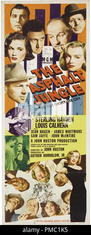 Sterling Hayden, Marilyn Monroe, la giungla di asfalto (MGM, 1950). Poster di riferimento file # 33595 547THA Foto Stock