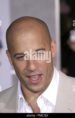 " Il succhietto' (Premiere) Vin Diesel 3-1-2005 / El Capitan, Hollywood, CA Foto di Giuseppe Martinez - Tutti i diritti riservati Riferimento File # 22267 0089PLX per solo uso editoriale - Foto Stock