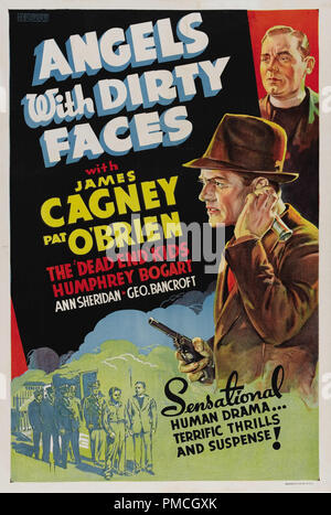 James Cagney, Humphrey Bogart, Angeli con facce sporche (Warner Brothers, 1938). Poster di riferimento file # 33635 194THA Foto Stock