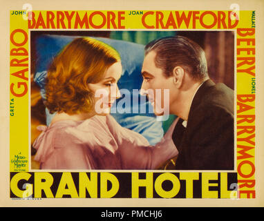 Greta Garbo, John Barrymore, Grand Hotel (MGM, 1932). La lobby e file scheda di riferimento # 33636 557 THA Foto Stock