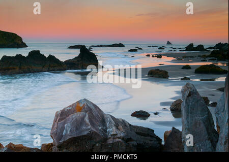 Harris Beach State Park, lungo la costa meridionale di Oregon Foto Stock