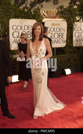 Arrivati al 61st annuale "Golden Globe Awards' 01-25-2004 Allison Janney, svoltasi presso il Beverly Hilton Hotel di Beverly Hills, CA. Riferimento al file # 1079 117PLX per solo uso editoriale - Foto Stock